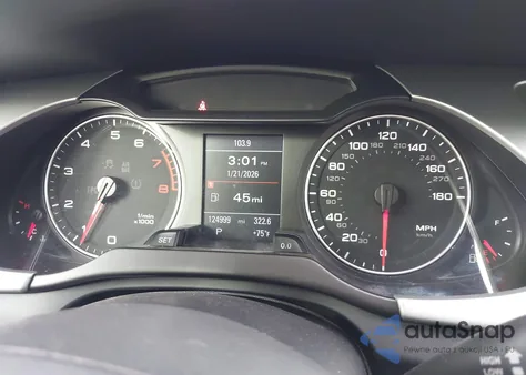 2011 Audi A4 2.0T Premium z USA, uszkodzony, nr VIN WAUEFAFL9BN048661